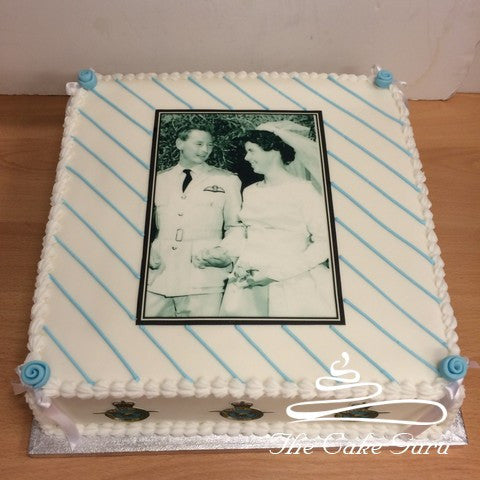 Wedding Memories Anniversary Cake