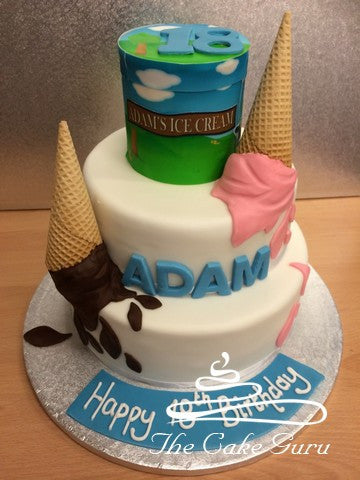 Ice Cream Cones Cake