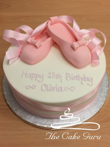 Ballerina Shoes Cake