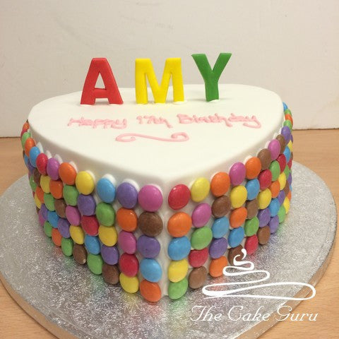 Chocolate Bean Heart Cake