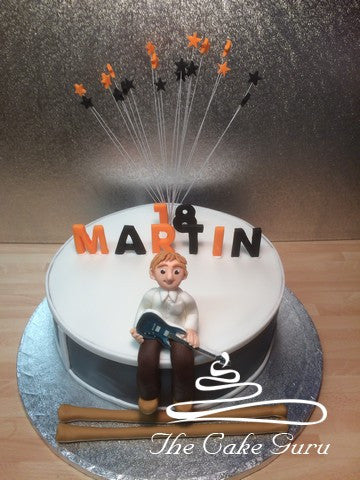 Drummer Birthday Cake