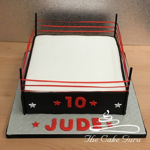 Wrestling Ring Birthday Cake