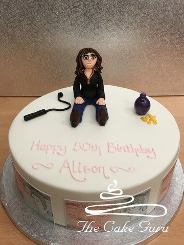 Money and Money Pot Birthday Cake