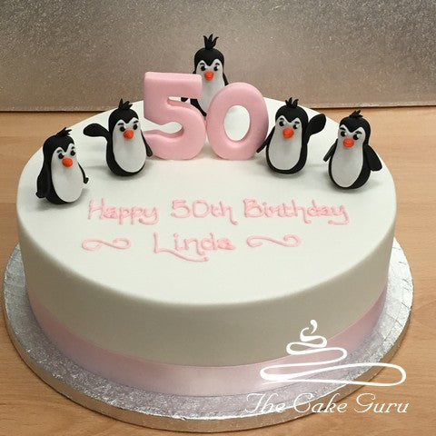 Penguin Pals Birthday Cake