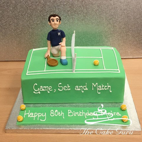 Tennis Player Birthday Cake