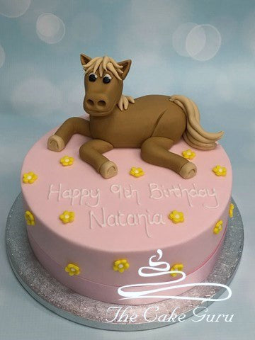 Pony Birthday Cake