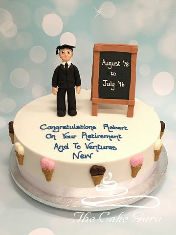 School Teacher Retirement Cake