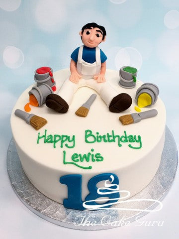 Painter Decorator Birthday Cake
