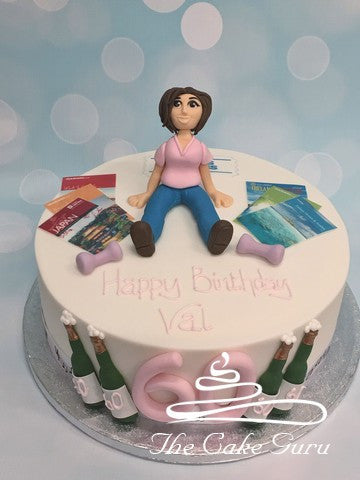 Travel Fan Birthday Cake