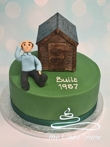 Garden Shed Birthday Cake