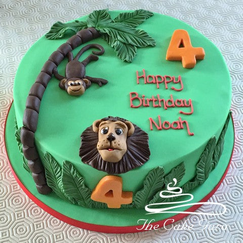 Jungle Birthday Cake