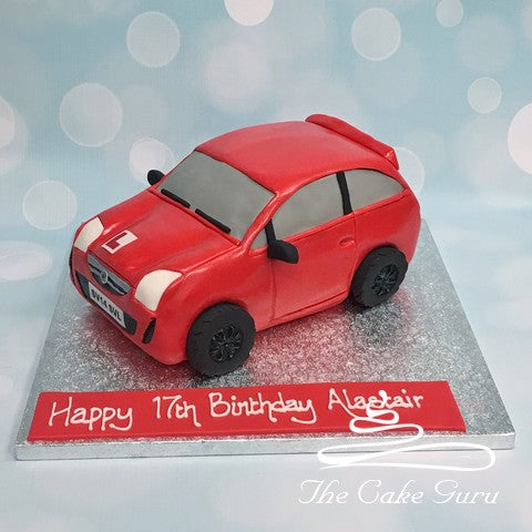 Learner Driver Carved Cake