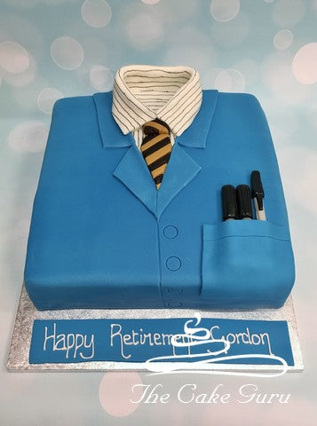 Boiler Suit Retirement Cake