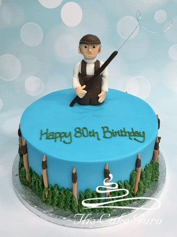Fisherman Birthday Cake