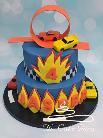 Racing Cars Birthday Cake