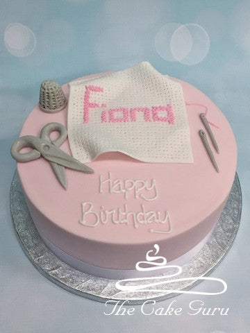 Cross Stitch Birthday Cake