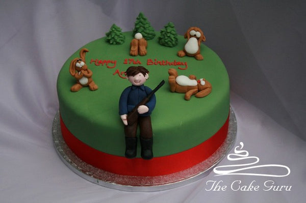 Shooting Fan Birthday Cake