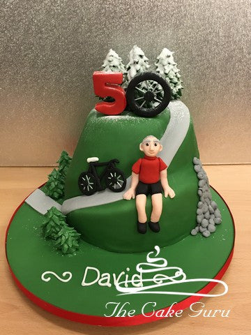 Mountain Biker Cake