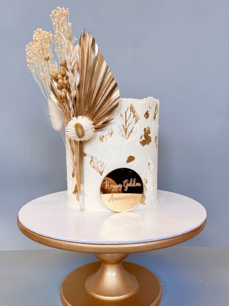 Buttercream Golden Wedding