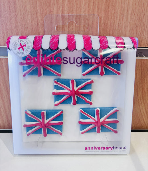 Union Jack Sugar Decorations