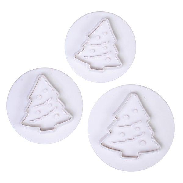 Cake Star Christmas Tree Plunger Cutter Set