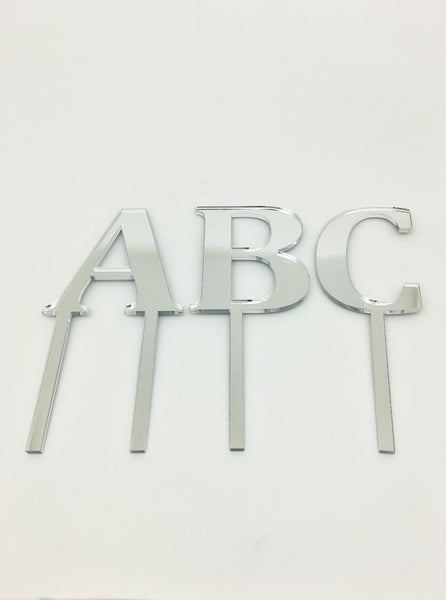 Individual Letter Acrylic Cake Toppers