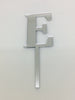 Individual Letter Acrylic Cake Toppers - E