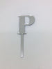 Individual Letter Acrylic Cake Toppers - P