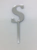 Individual Letter Acrylic Cake Toppers - S