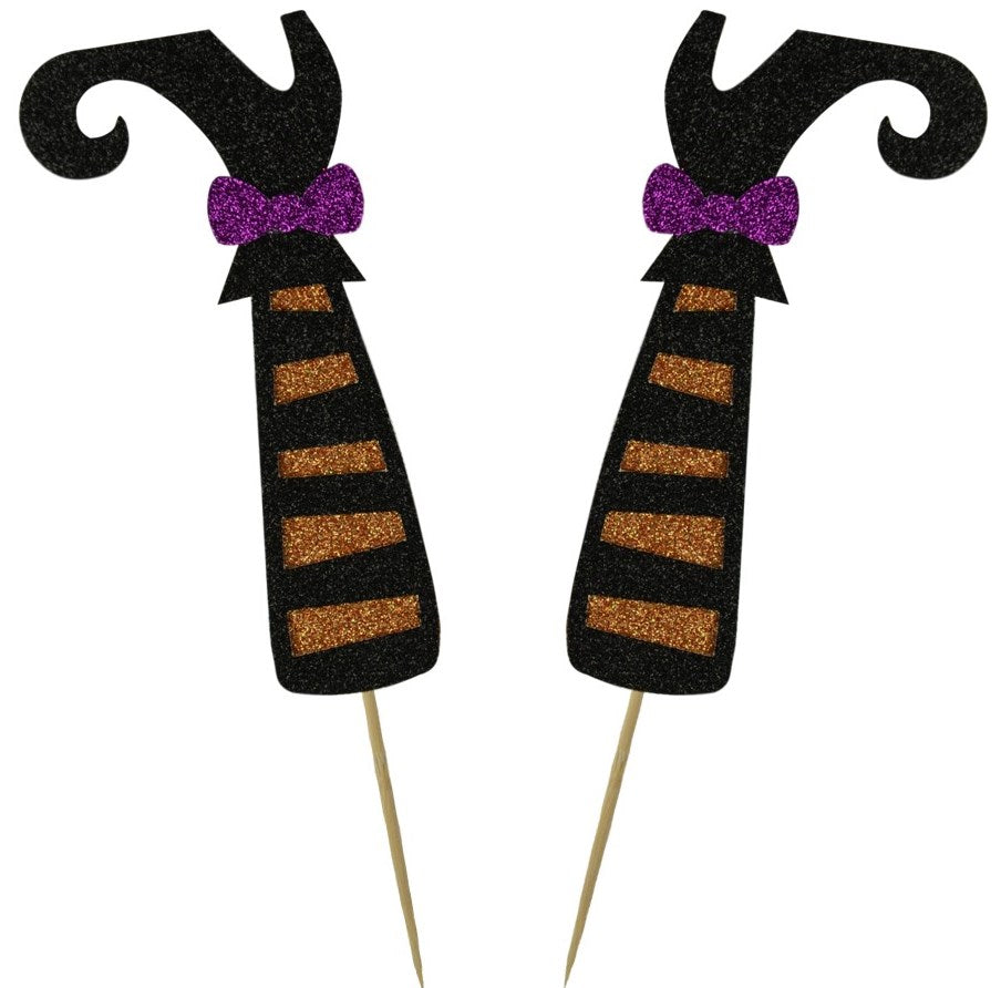 Witches Legs Cake Topper