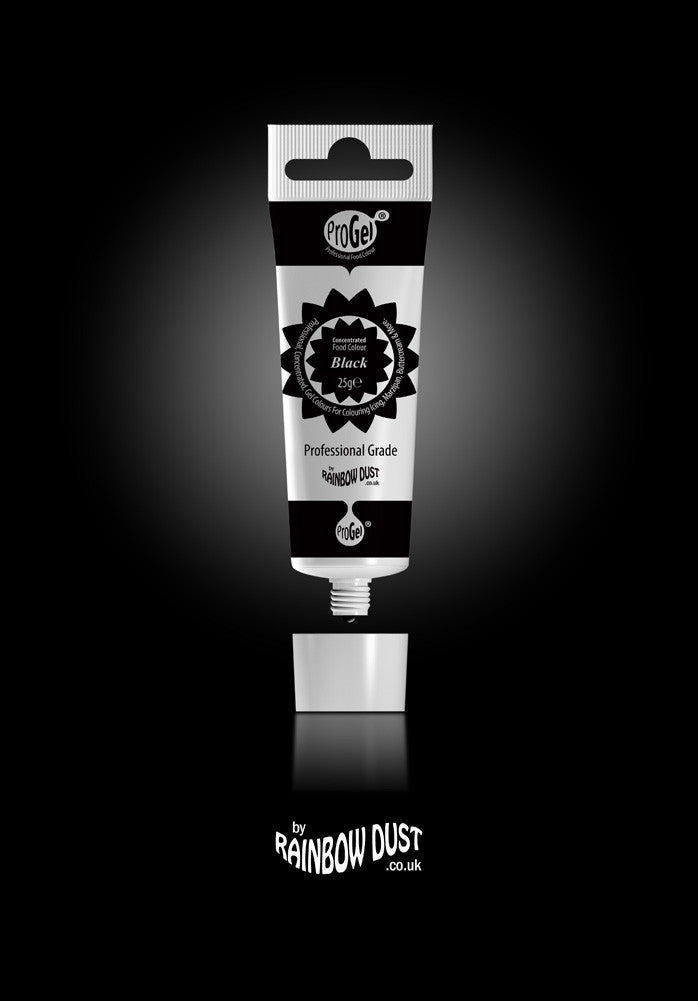 Rainbow Dust ProGel® Concentrated Food Colour Black
