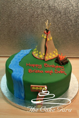 Wigwam Birthday Cake
