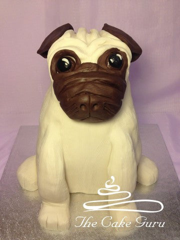 Pug Dog Cake