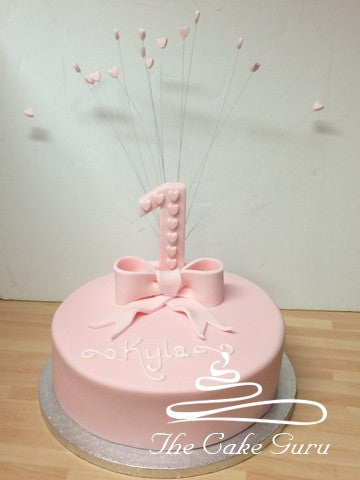 3D Number One Birthday Cake