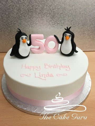 Penguin Pair Birthday Cake