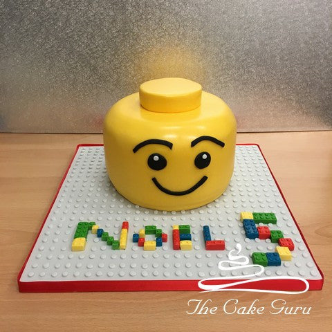 Building Block Head Cake