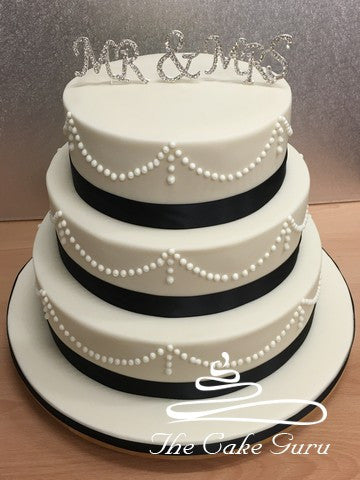 Drop Pearl Wedding Cake