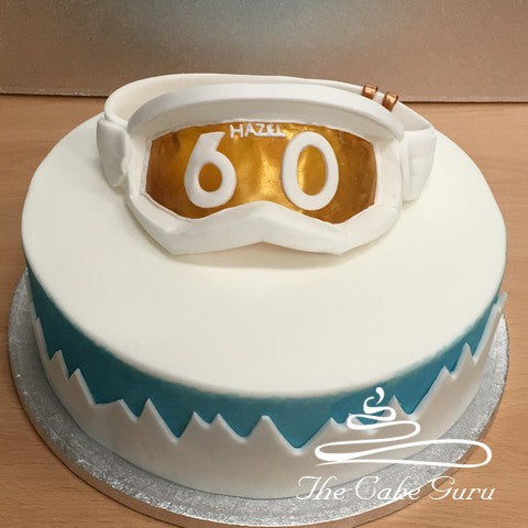 Isomalt Ski Goggles Cakes