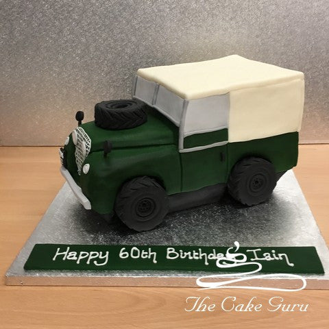 Land Rover Discovery Carved Cake