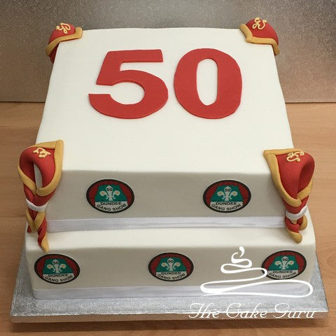 Scout Gang Show 50th Anniversary Cake