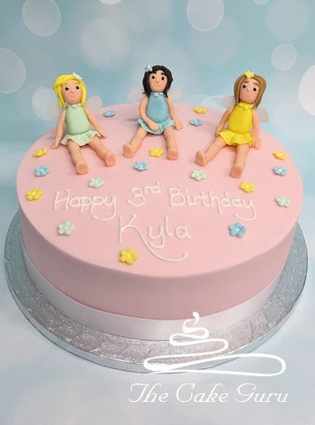 Fairies Birthday Cake