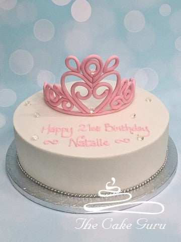 Princess Tiara Birthday Cake