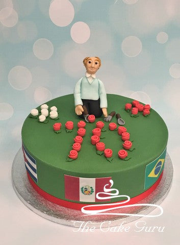 Gardener Birthday Cake