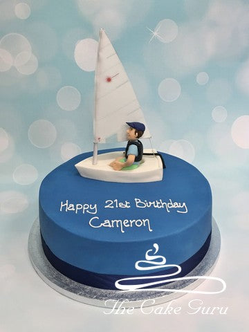 Laser Sailor Birthday Cake