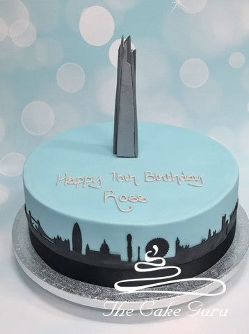 London Shard Birthday Cake