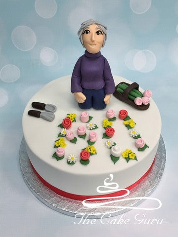 Lady Gardener Birthday Cake