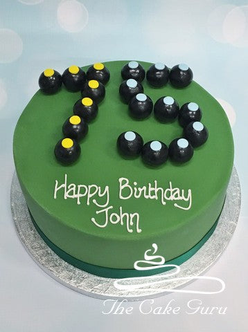 Bowls Numbers Birthday Cake