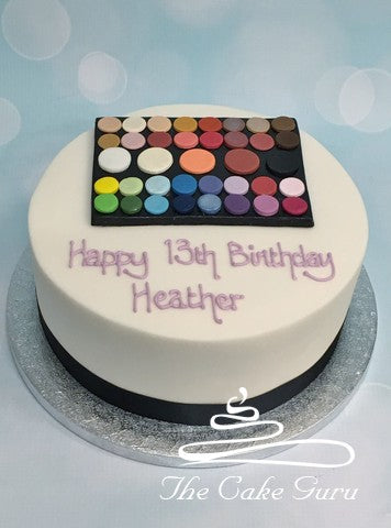 Makeup Palette Birthday Cake