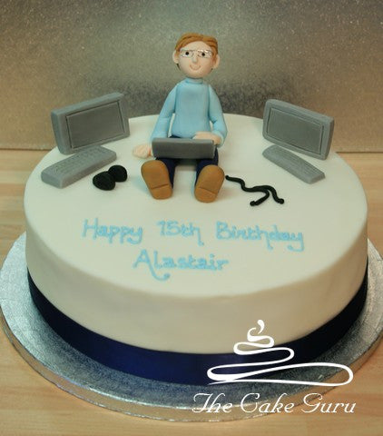 Computer Geek Cake