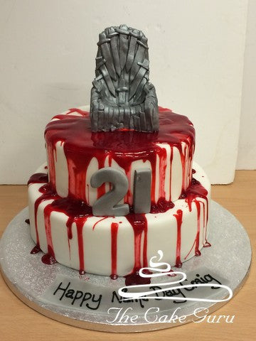 Iron Throne Birthday Cake